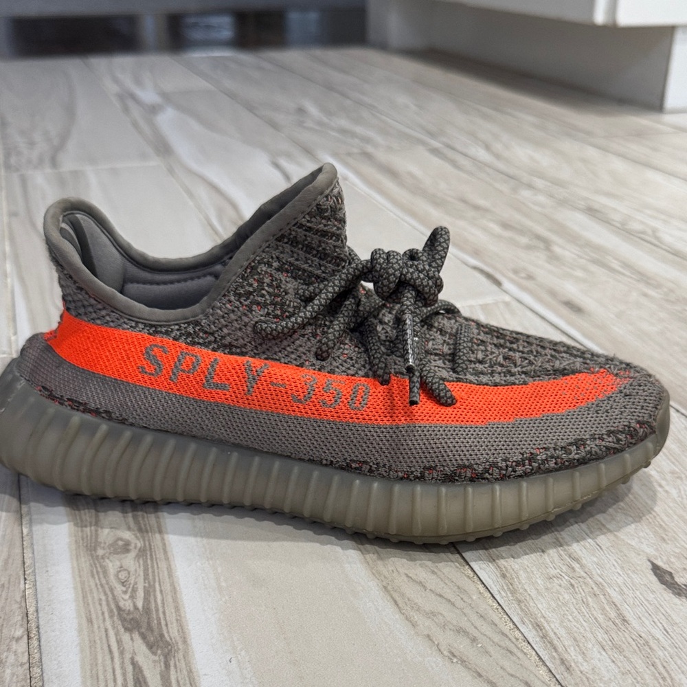 Yeezy Kids Sneakers - Gray and Orange